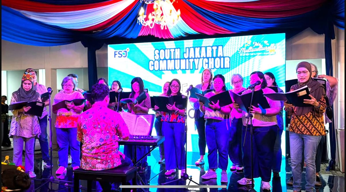 SJCC performing at a school event